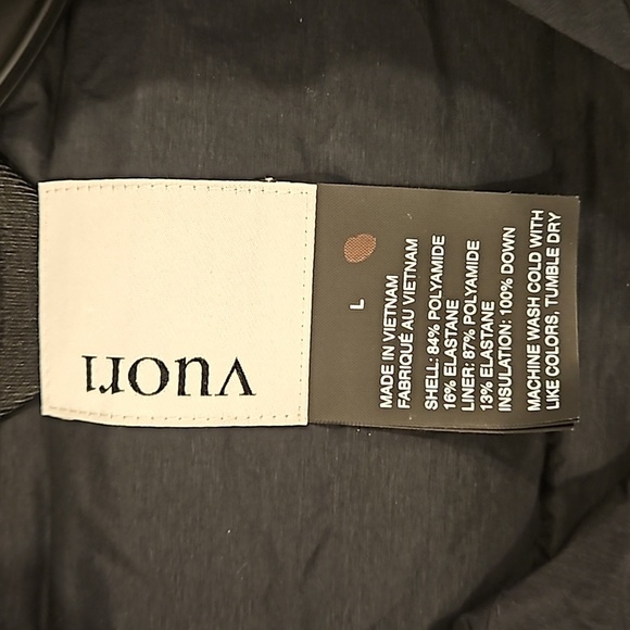 VUORI Steadfast Full Zip Hooded Jacket ~ Black Large L NWT - Picture 16 of 16